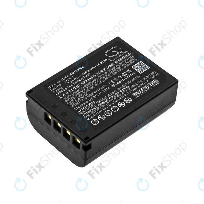 Baterija za Olympus OM SYSTEM OM-1, OM-1 Mirrorless, 2260mAh, Li-Ion, 7.2V, BLX-1, HQ