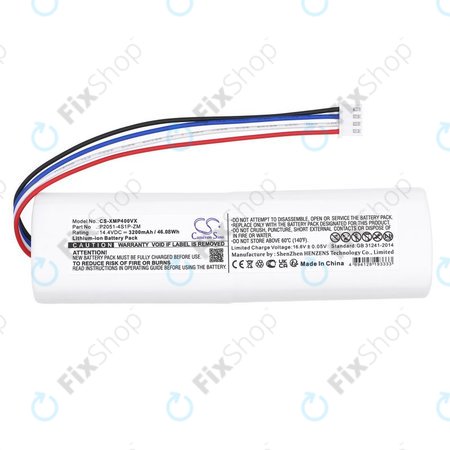 Baterija za Xiaomi Mi Robot Vacuum Mop 2, Mijia Sweeping Vacuum Cleaner 2C, 3200mAh, Li-Ion, 14.4V, P2051-4S1P-ZM, HQ