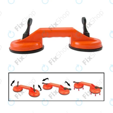 Dvojni prisesek za odpiranje naprav (plastika, guma)