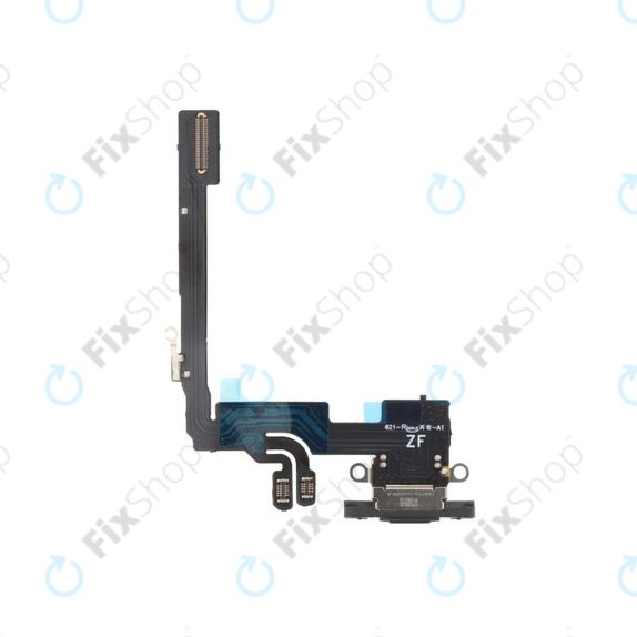 Apple iPhone 16 Pro - Priključek za polnjenje + Flex kabel (Black Titanium)
