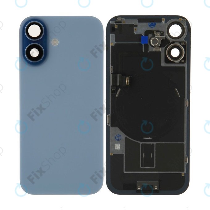 Steklo zadnjega ohišja za iPhone 17, Mist Blue, Pulled A