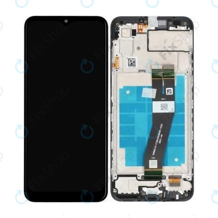 Samsung Galaxy A03 A035G - LCD zaslon + steklo na dotik + okvir (Black) - GH81-21626A Genuine Service Pack