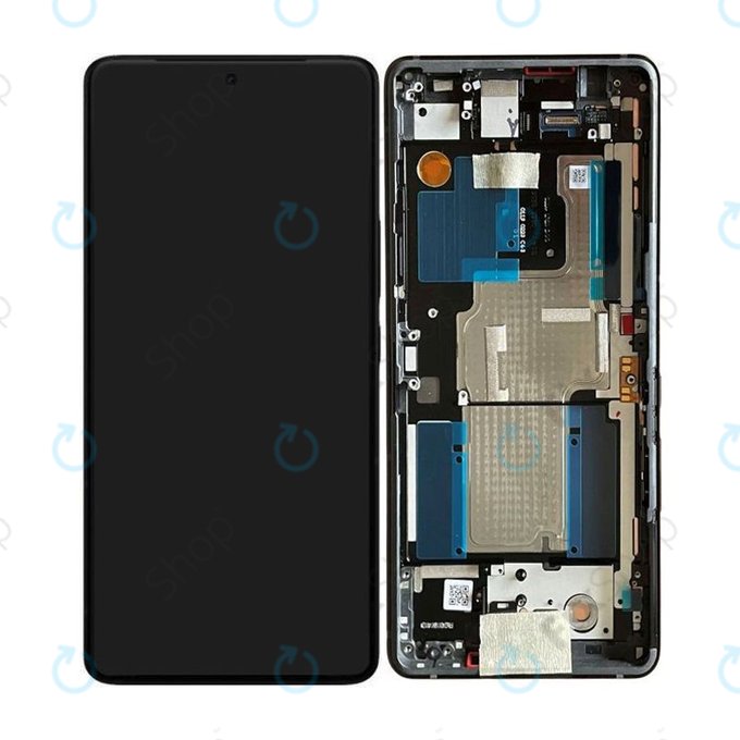Asus Zenfone 11 Ultra - LCD zaslon + steklo na dotik + okvir (Eternal Black) - B90AI00N1-R20010 Genuine Service Pack
