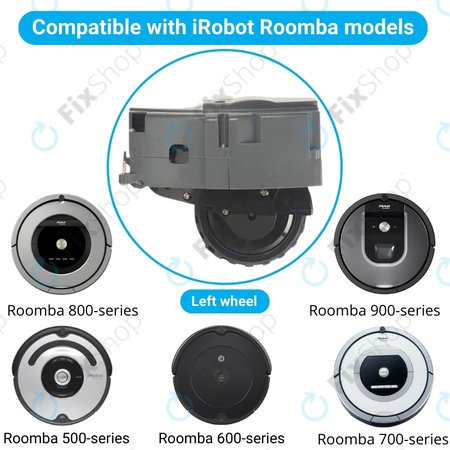 iRobot Roomba 500, 600, 700, 800, 900-series - Kolo z Motorjem (Levo)