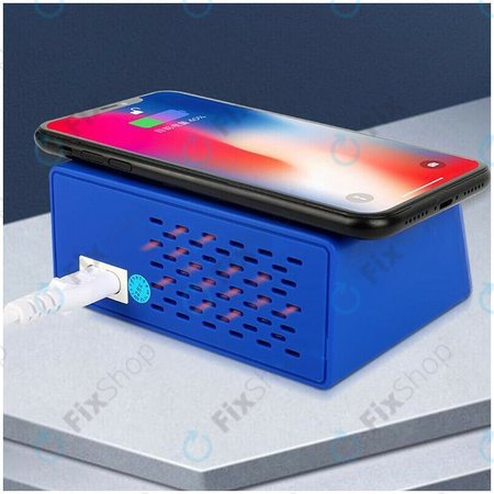 Mechanic iCharge 8 Pro - servisna USB polnilna postaja z USB-C, USB 3.0 in brezžičnim polnjenjem