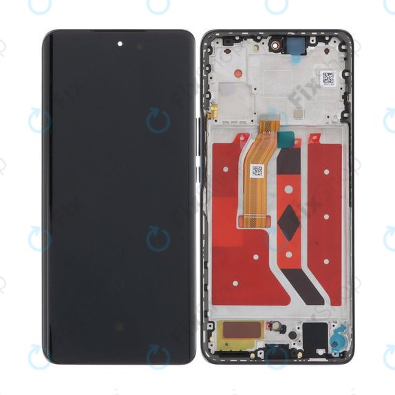 Honor Magic6 Lite - LCD zaslon + steklo na dotik + okvir (Midnight Black) OLED