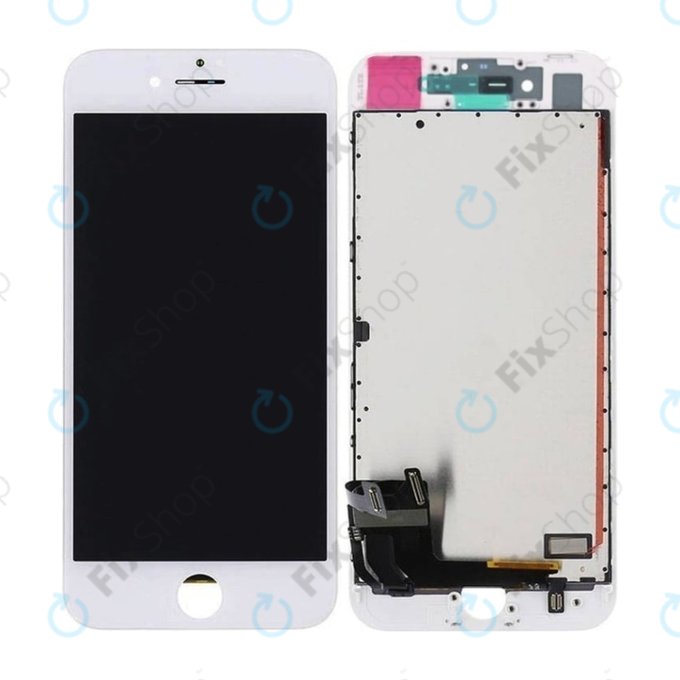 Apple iPhone 8, SE (2020), SE (2022) - LCD zaslon + steklo na dotik + okvir (White) In-Cell FixPremium