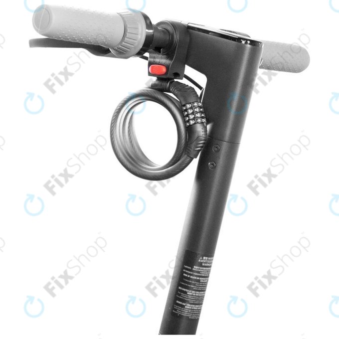 Segway Kickscooter P100SE, Ninebot ES1, ES2, ES4, E22, E25 - Kabelska kombinacijska ključavnica