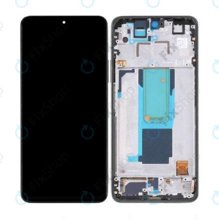 Xiaomi Redmi Note 11 Pro+ 5G 220333QAG - LCD zaslon + steklo na dotik + okvir (Mysterious Black) - 560001K16U00 Genuine Service Pack