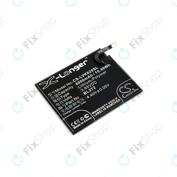 Baterija za Lenovo K6 Power, 4000mAh, Li-Pol, 3.85V, BL272, HQ