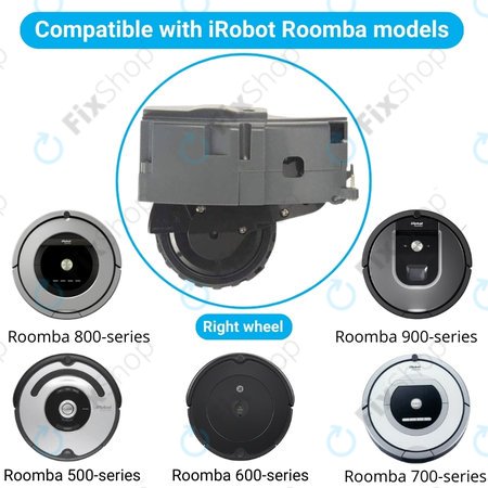 iRobot Roomba 500, 600, 700, 800, 900-series - Kolo z Motorjem (Desno)