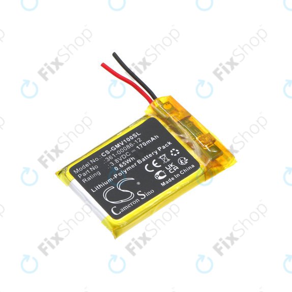 Baterija za Garmin Femix 6s Pro, Venu, 170mAh, Li-Pol, 3.8V, 361-00086-12, HQ
