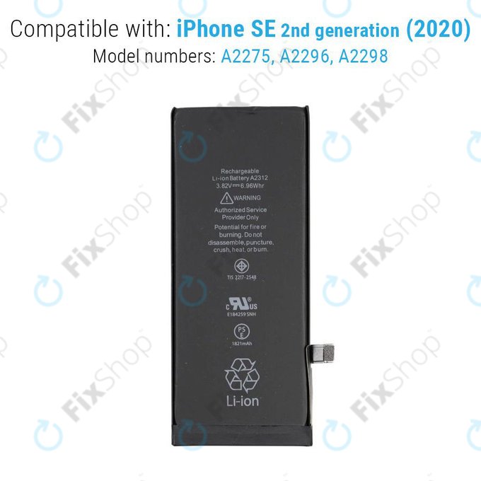 Apple iPhone SE (2nd Gen 2020) - Baterija A2312 1821mAh Service Pack