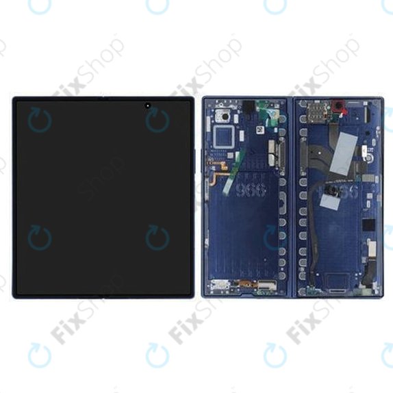 Samsung Galaxy Z Fold 7 F966B - LCD zaslon + steklo na dotik + okvir (Blue Shadow) OLED