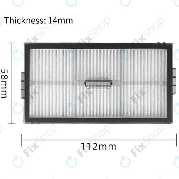 HEPA filter, 2 kos za Roborock Saros 10R