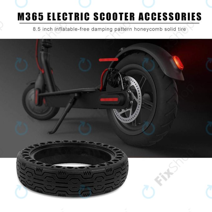 Xiaomi Mi Electric Scooter 1S, 2 M365, Essential, Pro, Pro 2 - Vzdržljiva polna pnevmatika brez zračnic (Tip 2) (Black)