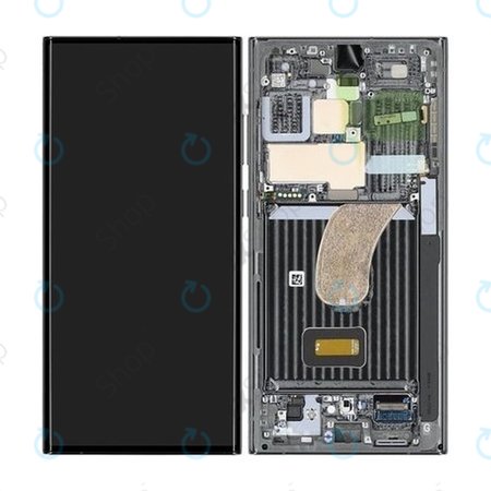Samsung Galaxy S23 Ultra S918B - LCD zaslon + steklo na dotik + okvir (Green) - GH82-30466C, GH82-30465C Genuine Service Pack