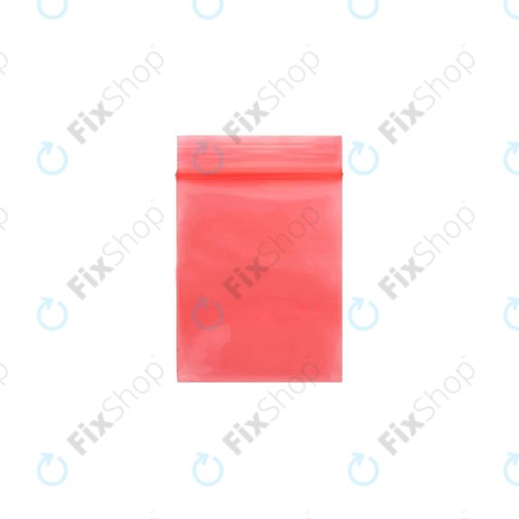 ESD antistatična vrečka z zadrgo (Red) - 8x12cm 100 kosov