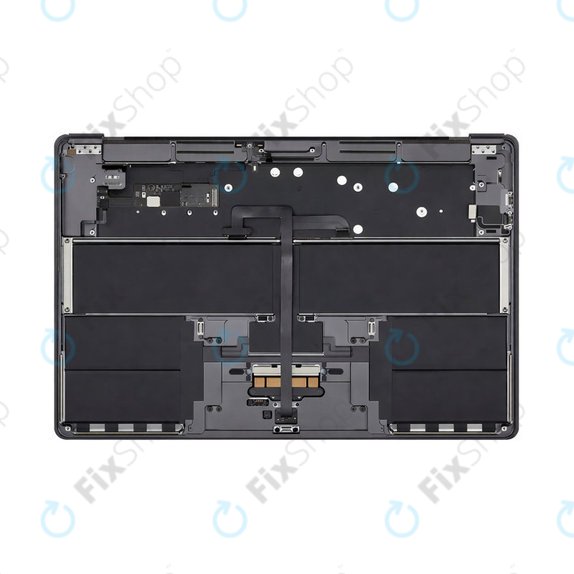 Zgornji okvir tipkovnice za MacBook Air 15", A3114 (2023), US tipkovnico in baterijo, Space Gray, 661-34895, Genuine Apple