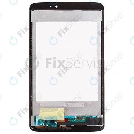 LG G Pad V500 - LCD zaslon + steklo na dotik (White) TFT