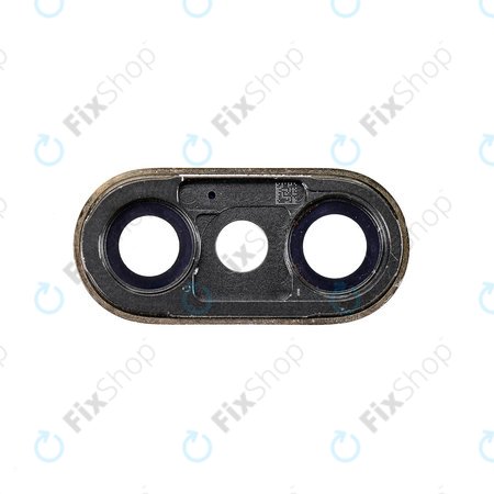 Apple iPhone XS Max - Steklo kamere z okvirjem (Gold)