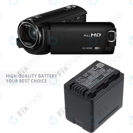 Baterija za Panasonic HC-550EB, 4040mAh, Li-Ion, 3.6V, VW-VBT380, HQ