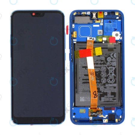 Huawei Honor 10 - LCD zaslon + steklo na dotik + okvir + baterija (Phantom Blue) - 02351XBP Genuine Service Pack