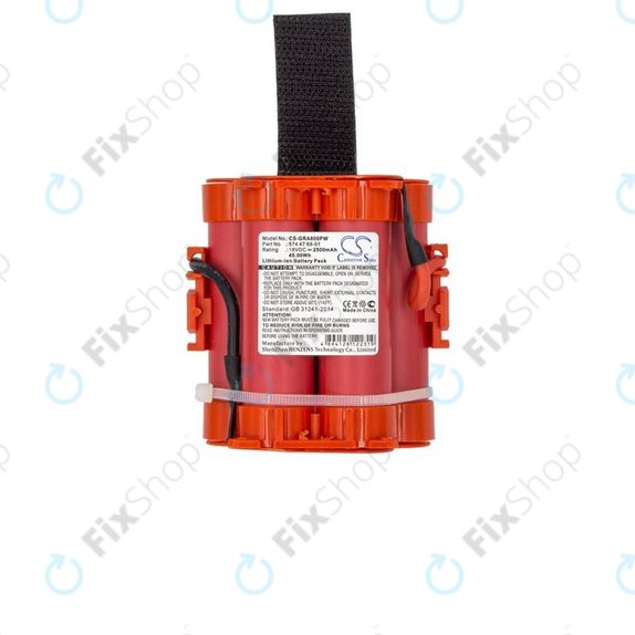 Flymo 1200R-series, Gardena R40, R50, R70, R80-series, Husqvarna 105, 305, 308-series, McCulloch ROB R-series - Baterija 574 47 68-01 2500mAh HQ