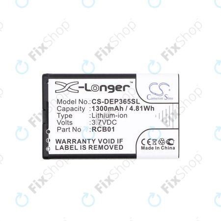 Baterija za Doro Primo 365, 1300mAh, Li-Ion, 3.7V, RCB01, HQ