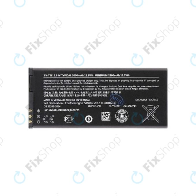 Microsoft Lumia 950/950 LTE, 950 Dual - Baterija BV-T5E 3000mAh