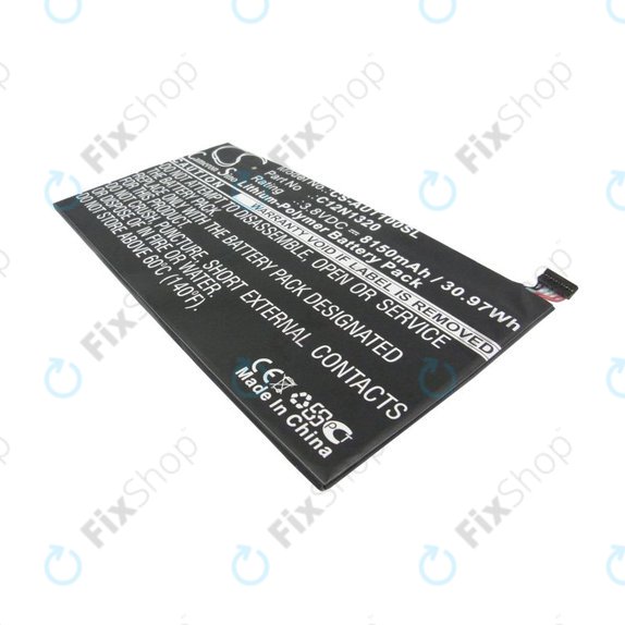 Baterija za Asus Transformer Book T100, 8150mAh, Li-Pol, 3.8V, C12N1320, HQ