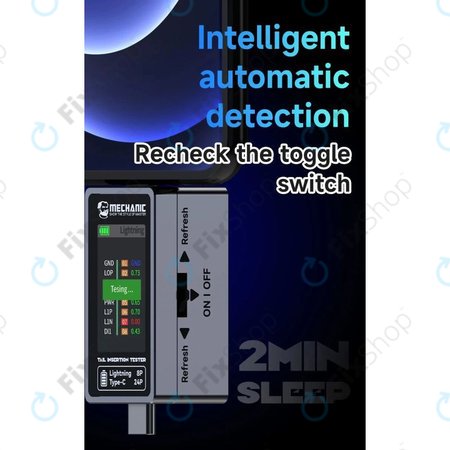 Mechanic T-824 - Tester za priključek za polnjenje