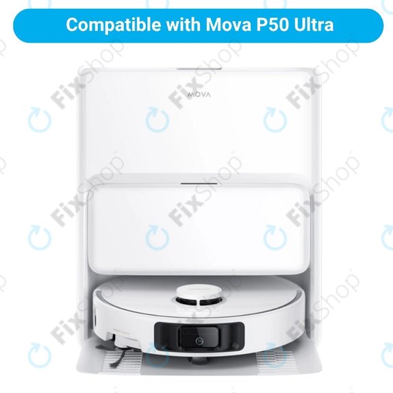 Komplet nadomestnih delov za Mova P50 Ultra (1x Glavna krtača, 2x Filter, 2x Stranska krtača, 4x Krpa za brisanje, 2x Vrečka za prah)