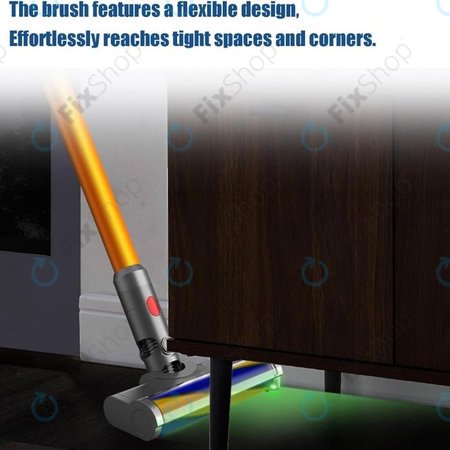 Dyson V12 - Talna šoba z zeleno lučjo LED