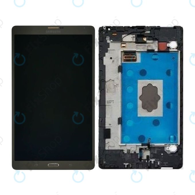 Samsung Galaxy Tab S 8.4 T700 - LCD zaslon + steklo na dotik + okvir (Titanium Bronze) - GH97-16047B Genuine Service Pack