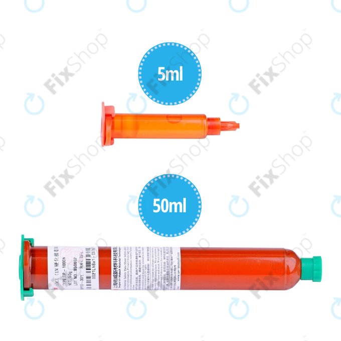 UV-Loca TP-2500F - Lepilo za lepljenje stekel na dotik - 50ml
