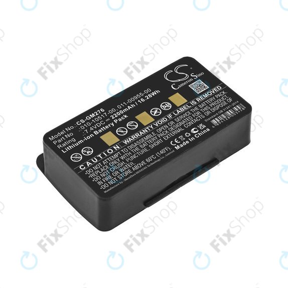 Baterija za Garmin GPSMAP 276, 296, 376, 378, 478, 495, 2200mAh, Li-Ion, 7.4V, 010-10517-00, HQ