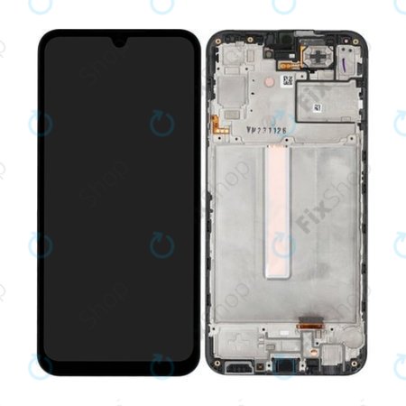 Samsung Galaxy A25 A256B - LCD zaslon + steklo na dotik + okvir (Black) - GH82-33214A Genuine Service Pack