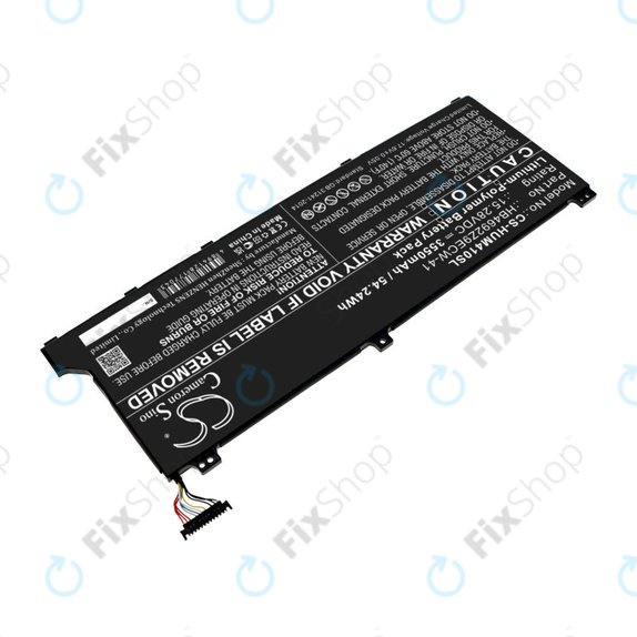 Baterija za Honor MagicBook 14, Huawei MateBook D14, MediaPad D14, MagicBook 14, 3550mAh, Li-Pol, 15.28V, HB4692Z9ECW-41, HQ