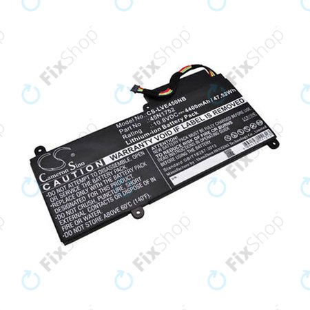 Baterija za Lenovo ThinkPad E450, E455, E460, E465, T470p, ThinkPad Edge E450 i7, 4400mAh, Li-Ion, 10.8V, 45N1752, HQ
