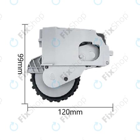 Xiaomi Dreame F9, Mi Robot Vacuum Mop (Mijia 1C), 2 Pro+ (Mijia 1T) - Kolo z Motorjem (Desno) (Bela)