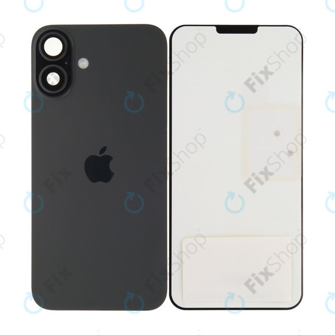 Steklo zadnjega ohišja za iPhone 16 Plus | Black | 661-42838 | Genuine Apple