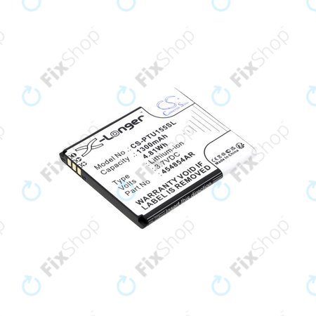 Baterija za Panasonic Kx-Tu150, Kx-Tu150exr, 1300mAh, Li-Ion, 3.7V, 454854AR, HQ