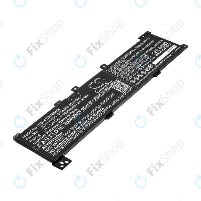Baterija za Asus A705QA, Asus F705MA-Bx030t, 3600mAh, Li-Pol, 11.52V, B31N1635, HQ