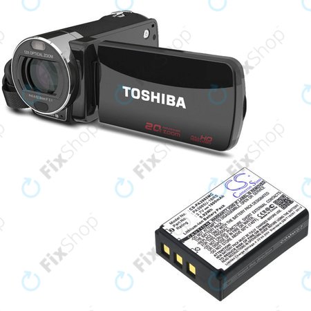 Baterija za Toshiba Camileo X200, X400, 1600mAh, Li-Ion, 3.7V, PA3985, HQ