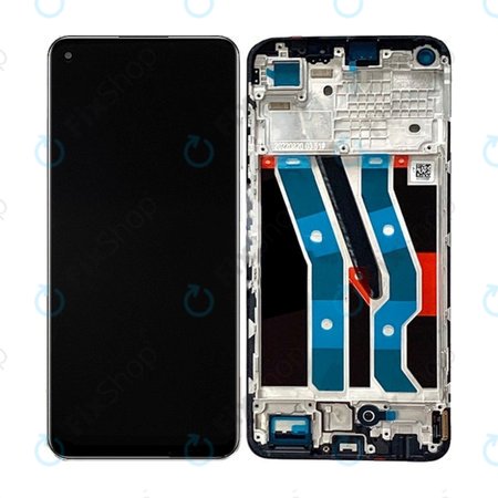 Realme 10 4G - LCD zaslon + steklo na dotik + okvir (Blue) OLED