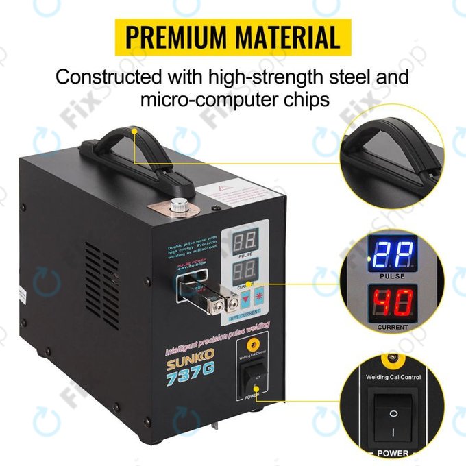 Sunkko 737G - Baterijski točkovni varilec (1,5 KW)