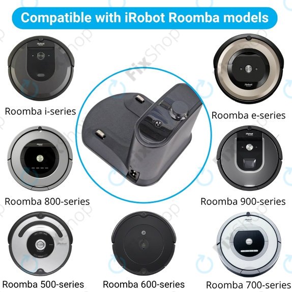 Polnilna postaja za iRobot Roomba 500, 600, 700, 800, 900-series