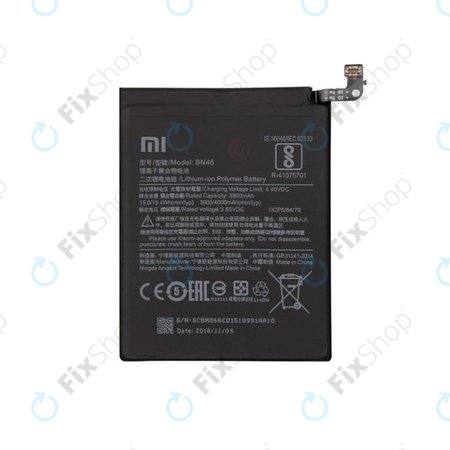 Xiaomi Redmi Note 8T, Redmi Note 6 Pro, Redmi 7, Redmi 8A - Baterija BN46 4000mAh - 46BN46A090H8 Genuine Service Pack