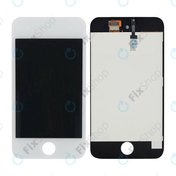 Apple iPod Touch (4th Gen) - LCD zaslon + steklo na dotik + okvir (White) TFT